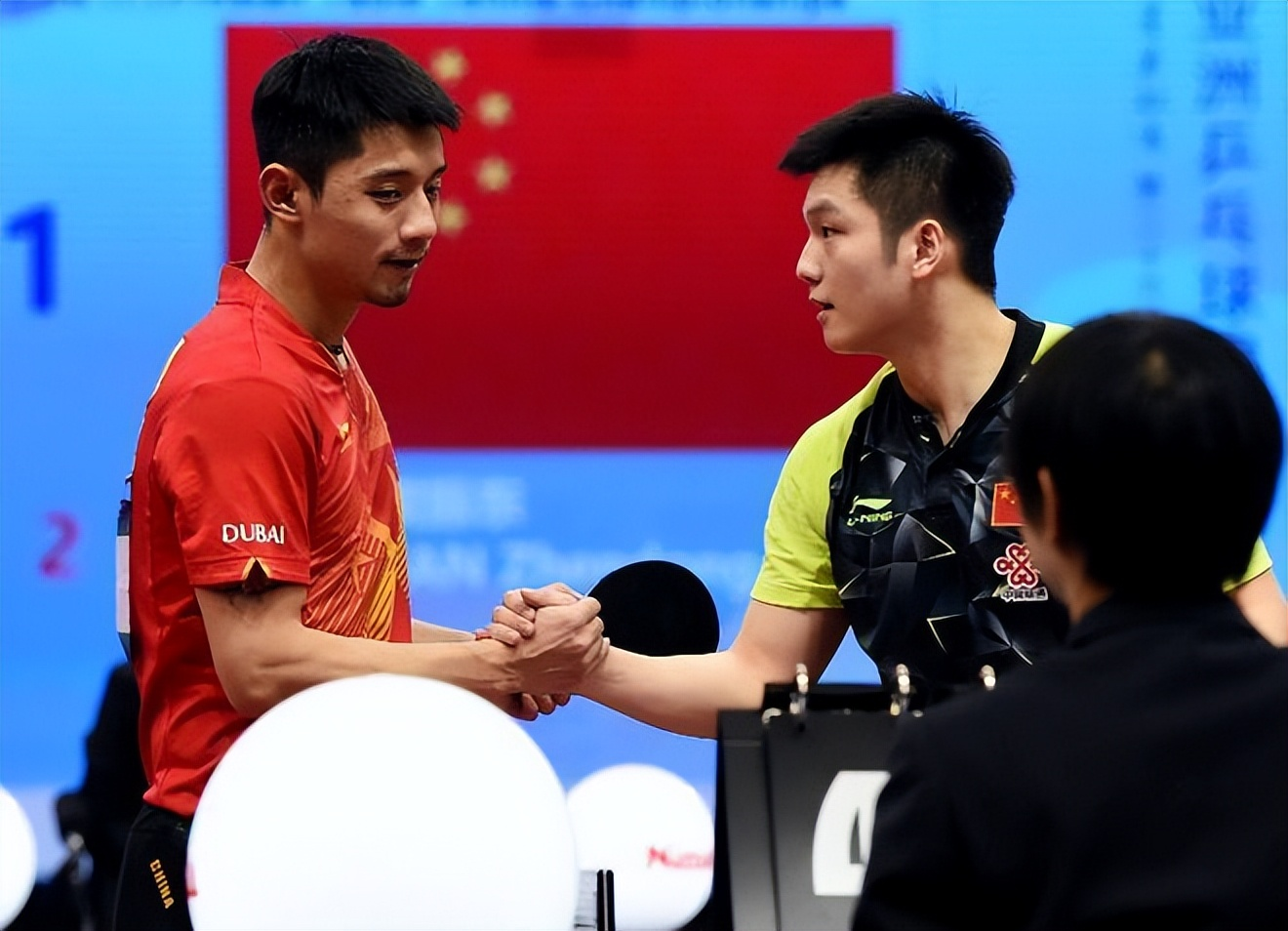 中国乒乓球队翻盘奥地利乒乓球队，张继科统治全场的简单介绍